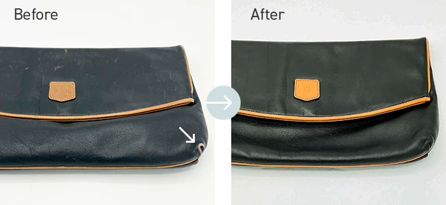 オゾン水クリーニング+全体補色のBefore/After