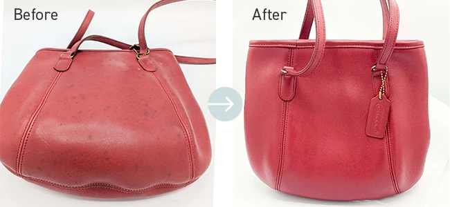 オゾン水クリーニング+全体補色のBefore/After